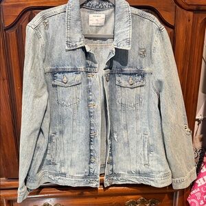 Old Navy Women's Classic Light Blue Jean Jacket